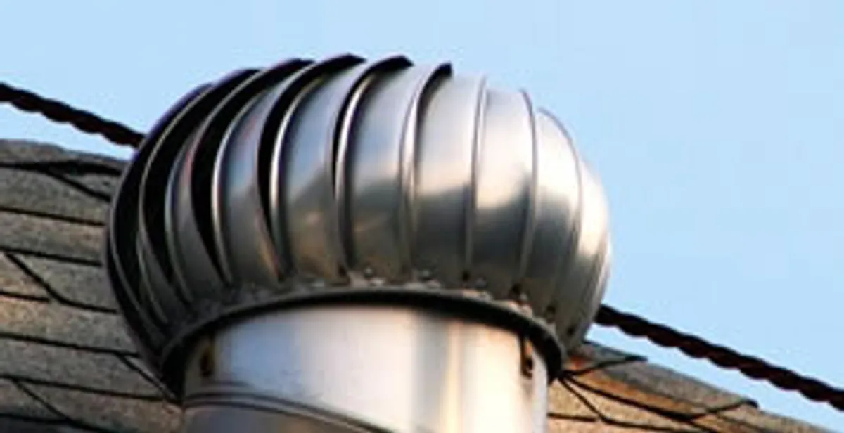 attic fan installation services with professionally installed roof ventilation unit in Flagstaff, AZ