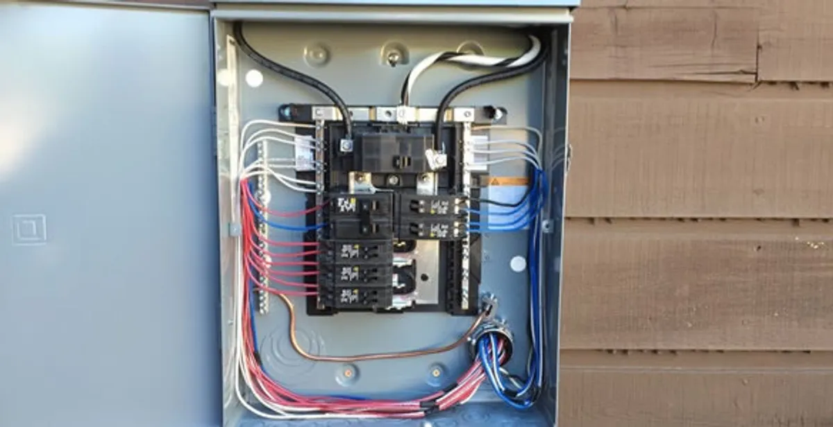 electrical panel upgrade service featuring newly installed electrical panel wired by licensed electricians in Flagstaff, AZ