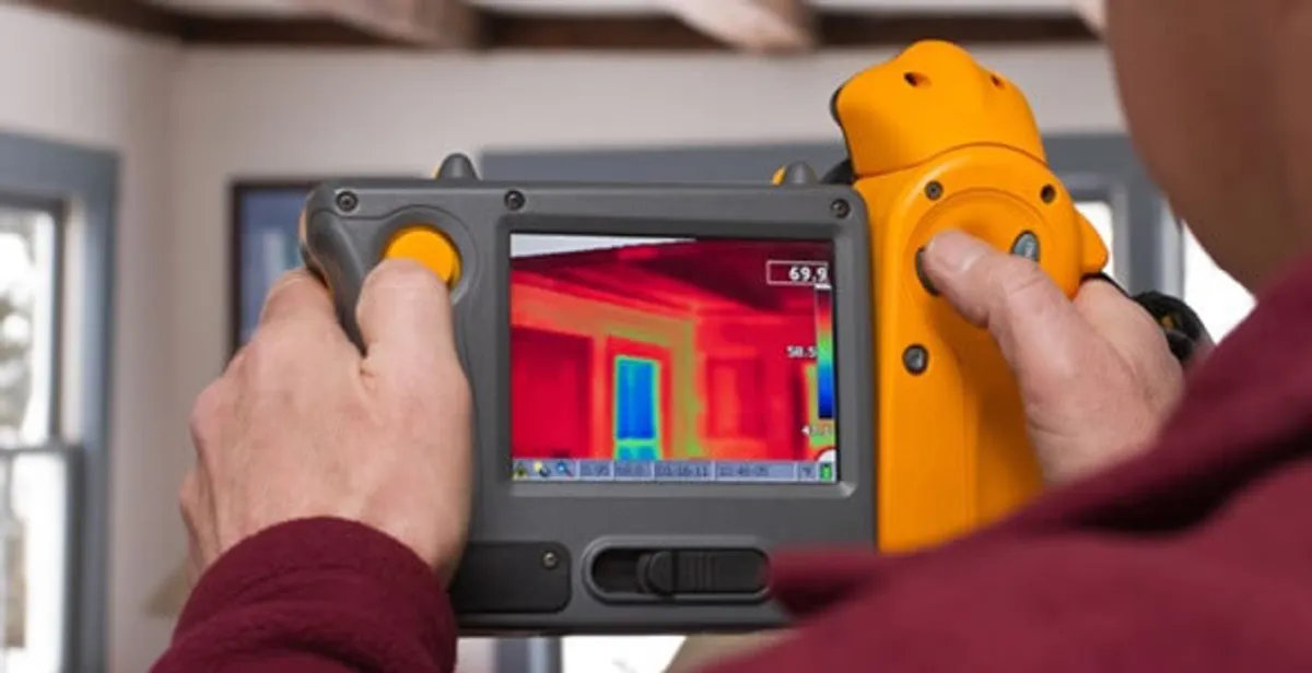 home energy audit service capturing thermal readings to analyze insulation and electrical efficiency in Flagstaff, AZ