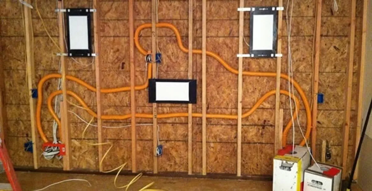 new construction wiring project displaying complete electrical system layout installed by professionals in Flagstaff, AZ