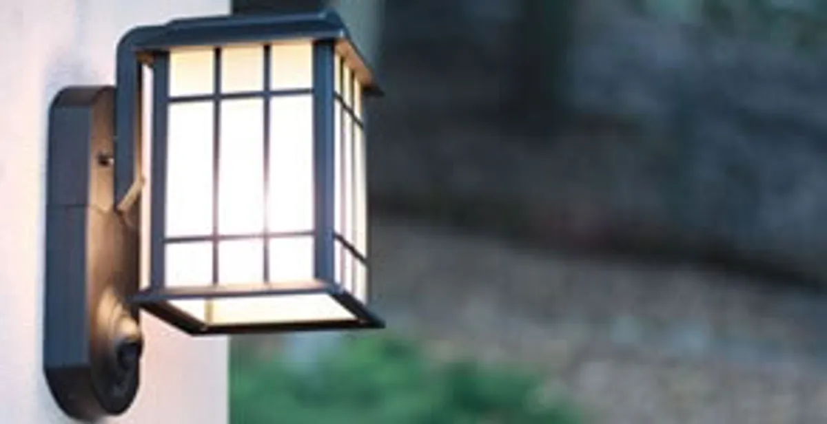 security light installation services with professionally mounted exterior wall light in Flagstaff, AZ